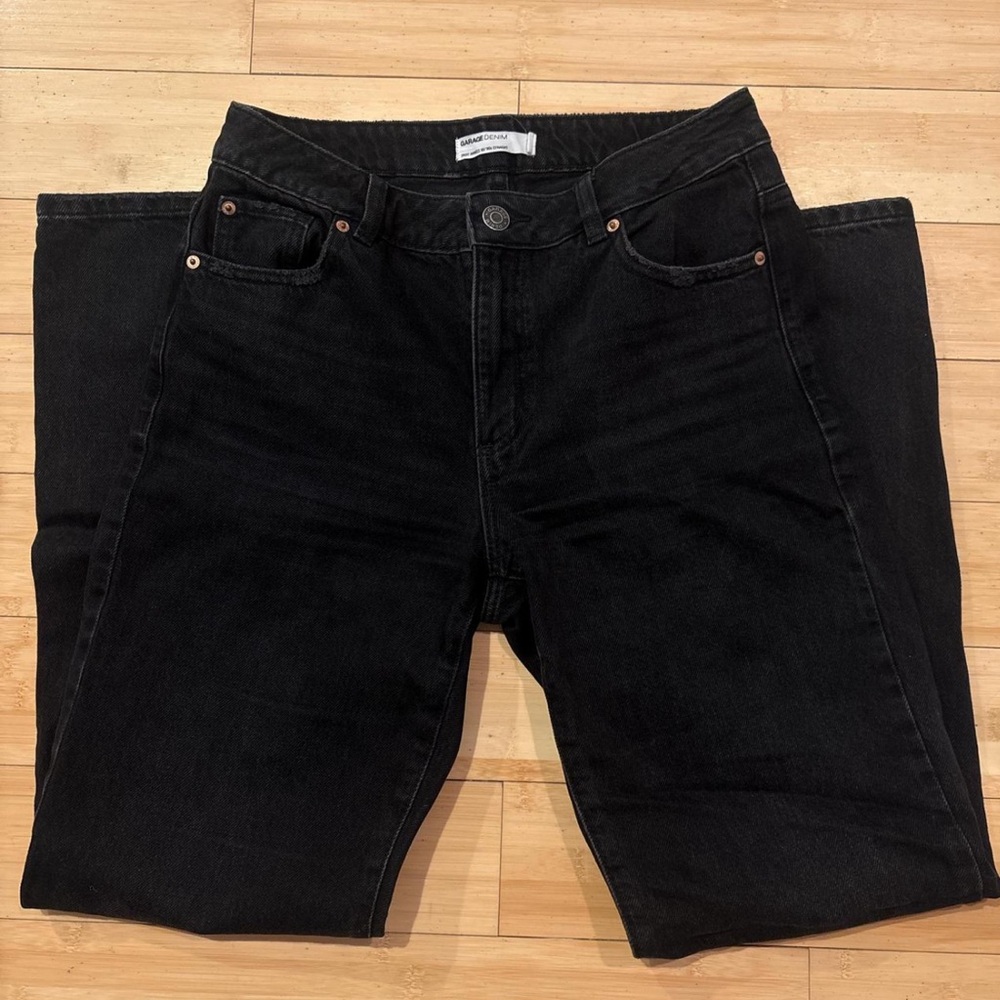 Garage Denim washed Black 90s straight leg jeans #denim size 05/27